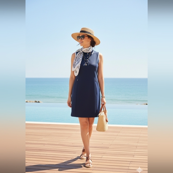 CALLAWAY ACTIVE WOMEN'S POLO GOLF DRESS RE-IMAGINE SIZE MEDIUM - Picture 2 of 6